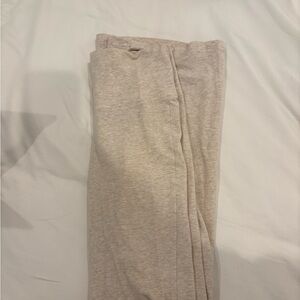Aritzia Cream Boot Cut Pants